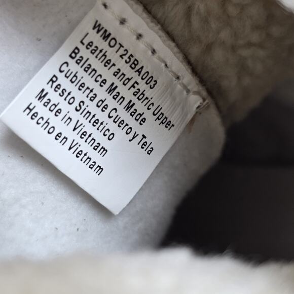 Ozark Trail Wedges Womens Winter Boots Size 7 Waterproof Faux Fur Zip Brown NWT - Picture 9 of 10